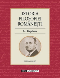 coperta carte istoria filosofiei romanesti de n. bagdasar